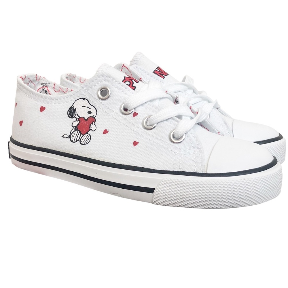 Peanuts Snoopy Heart Valentines Sneakers Girls - Picture 3 of 5